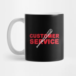 Customer Service – Dark Humor Burnout Design Mug